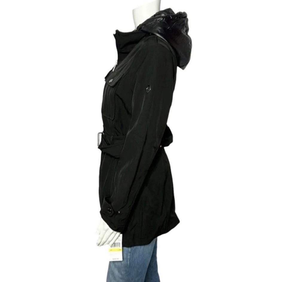 NUEVO CON ETIQUETAS Michael Kors Anorack Rainwear Abrigo con Capucha Chaqueta Talla MP M545644H74 $200 Foto 4 de 4
