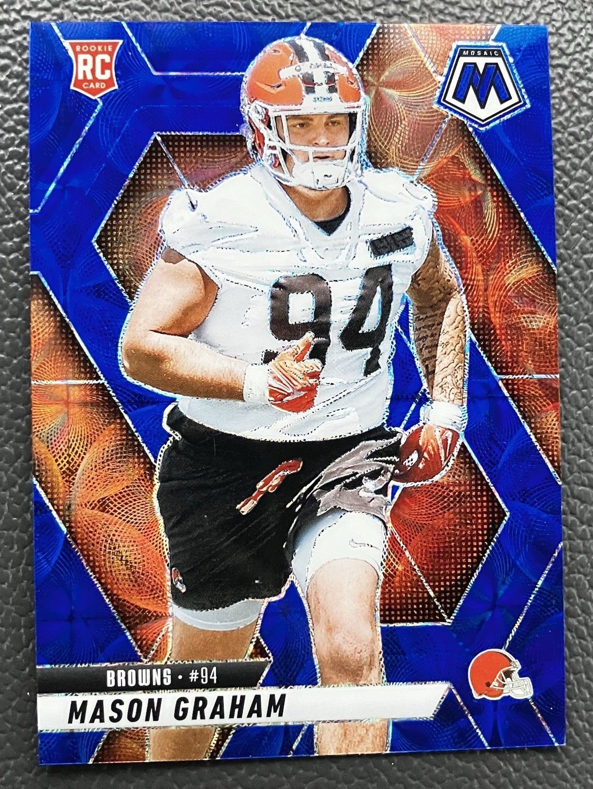 2025 Mosaic Blue Scope MASON GRAHAM RC ROOKIE BROWNS #311
