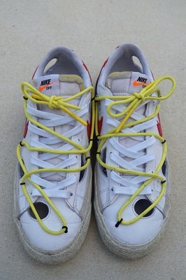 Nike Off White Blazer Lows Size 9.5