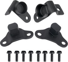 Tailgate Hinge Kit Compatible With 1999-2007 Chevy Chevrolet Silverado Black