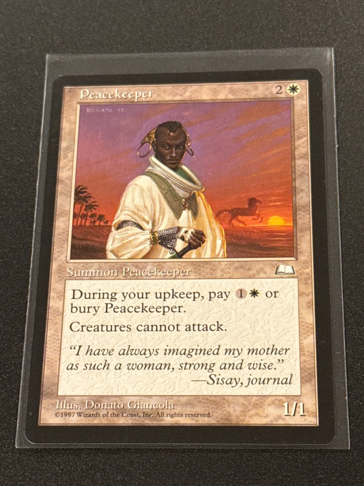 Weatherlight Peacekeeper MTG Magic the Gathering NM