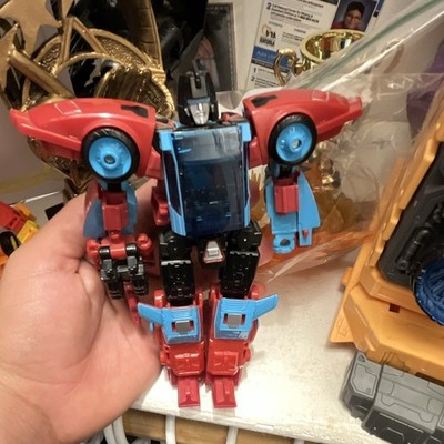 Hasbro Transformers Red Blue Black Transforming Robot Action Figure Toy