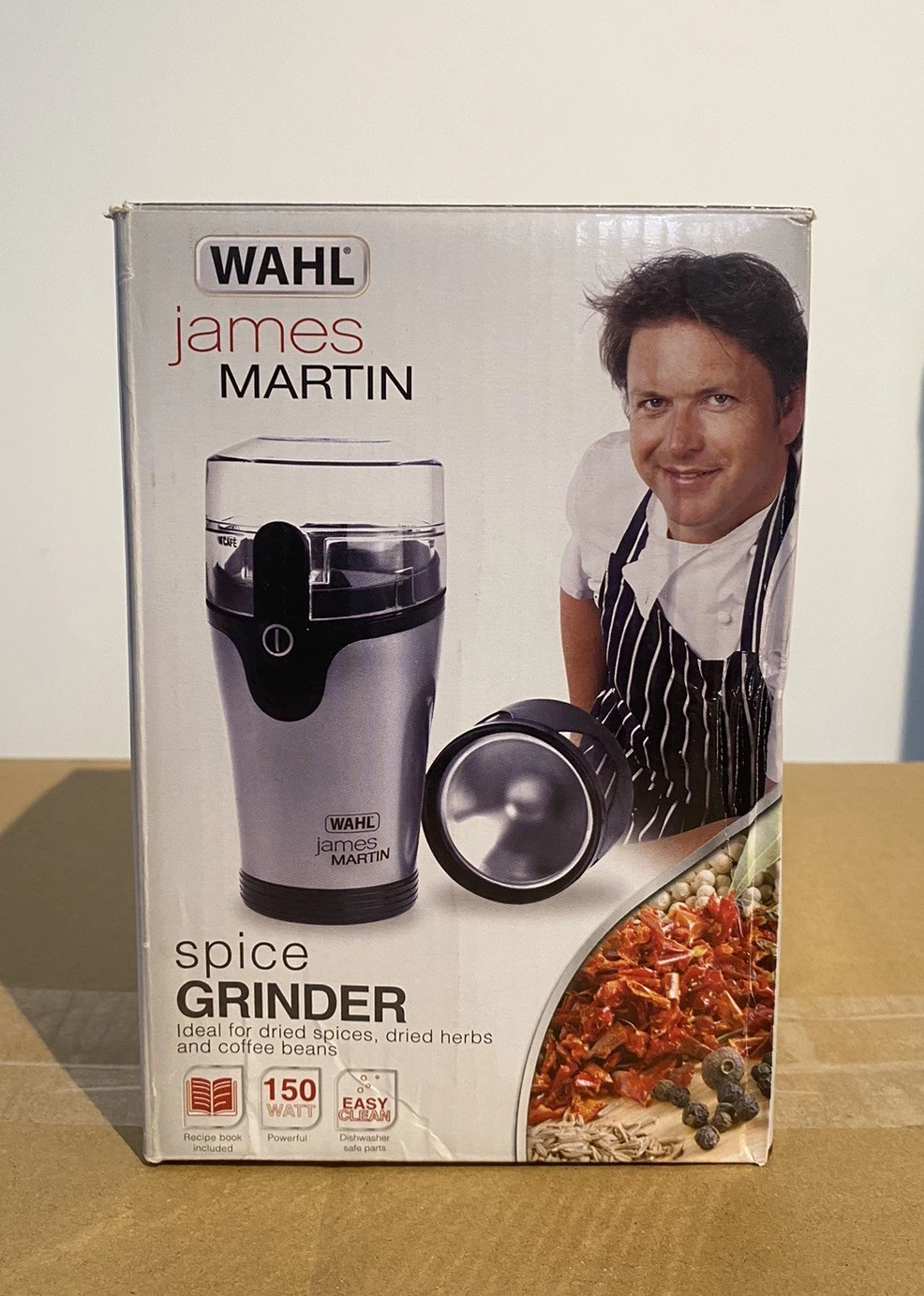 James Martin Mini Grinder for Spice Nuts Coffee Beans 70g 150w /Wahl ZX809X