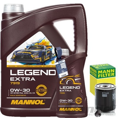 MANN FILTER ÖLFILTER+MANNOL 0W30 passend für FORD MANDEO 5 S-MAX GALAXY 3