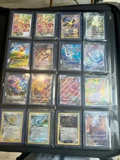 Toploader Binder 16 Pocket Holds 640 3x4 Cards Padded Zippered Collectible Album