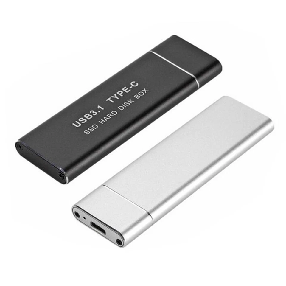 Mini NGFF SSD USB3.1 Type-C to M.2 Hard Disk Case Adapter External Enclosure Box - Image 2 of 4