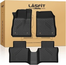 LASFIT Floor Mats for Chevrolet Chevy Impala 2014-2020 Car Mats, Black 
