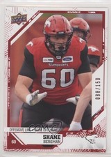 2019 Upper Deck CFL Red 88/150 Shane Bergman #162 0xx7