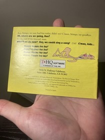 The Ren & Stimpy Show: Buckaroo$ NES Original Poster Authentic Tested & Working