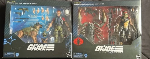 Gi Joe Classified Lot Of 2, Both Brand New And Sealed