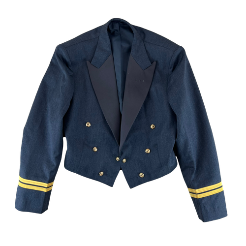 Veste Vintage D'Officier De La RAF (Royal Air Force) - Modèle Mess Jacket Issue - Années 45 à Aujourd'hui - Occasion Avec Défauts