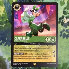 Lorcana ~ Clarabelle - Light on Her Hooves 84/204 ~ Shimmering Skies ~ Regular