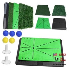 Golf Hitting Mat,Golf Training Mat with Instant Swing Path Feedback, 18X13 inch