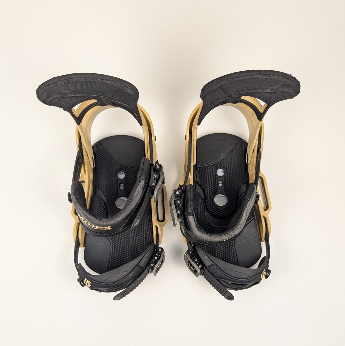 Burton 13 Mission Snowboard Bindings - Men's Size M/L - Natural | eBay