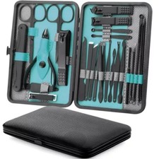 Manicure Pedicure Set Finger Toe Nail Clippers Scissors Grooming Kit   -