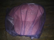 New Bride Sequins Womens Pink Hat  Ribbon 'Bride To Be' Bachelorette Party Gear