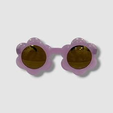 Molo Kid's Girl's Pink Soleil Flower-Shaped Round Sunglasses