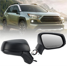 Right Passenger Side Mirror Compatible with Toyota RAV4 2019 2020 2021 2022 2023