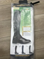 Tredstep Ireland Deluxe Half Chap - BLACK Size: Medium