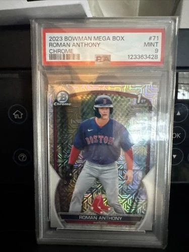 2023 Bowman Mega Box Roman Anthony Chrome Mojo #71 PSA 9 Red Sox Future Star