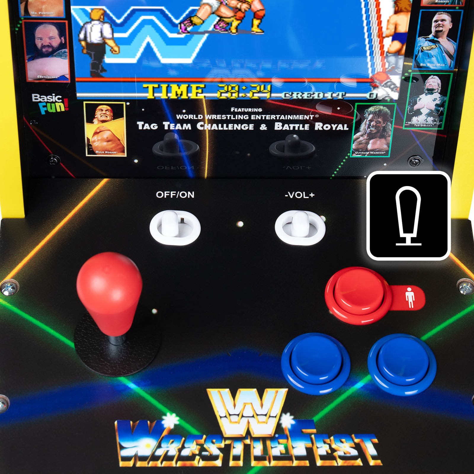 Juego de arcade clásicos WWE serie counter con pantalla de cristal líquido de 8" y 4 juegos, imagen 10