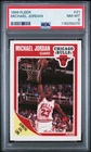 1989 FLEER #21 MICHAEL JORDAN PSA 8