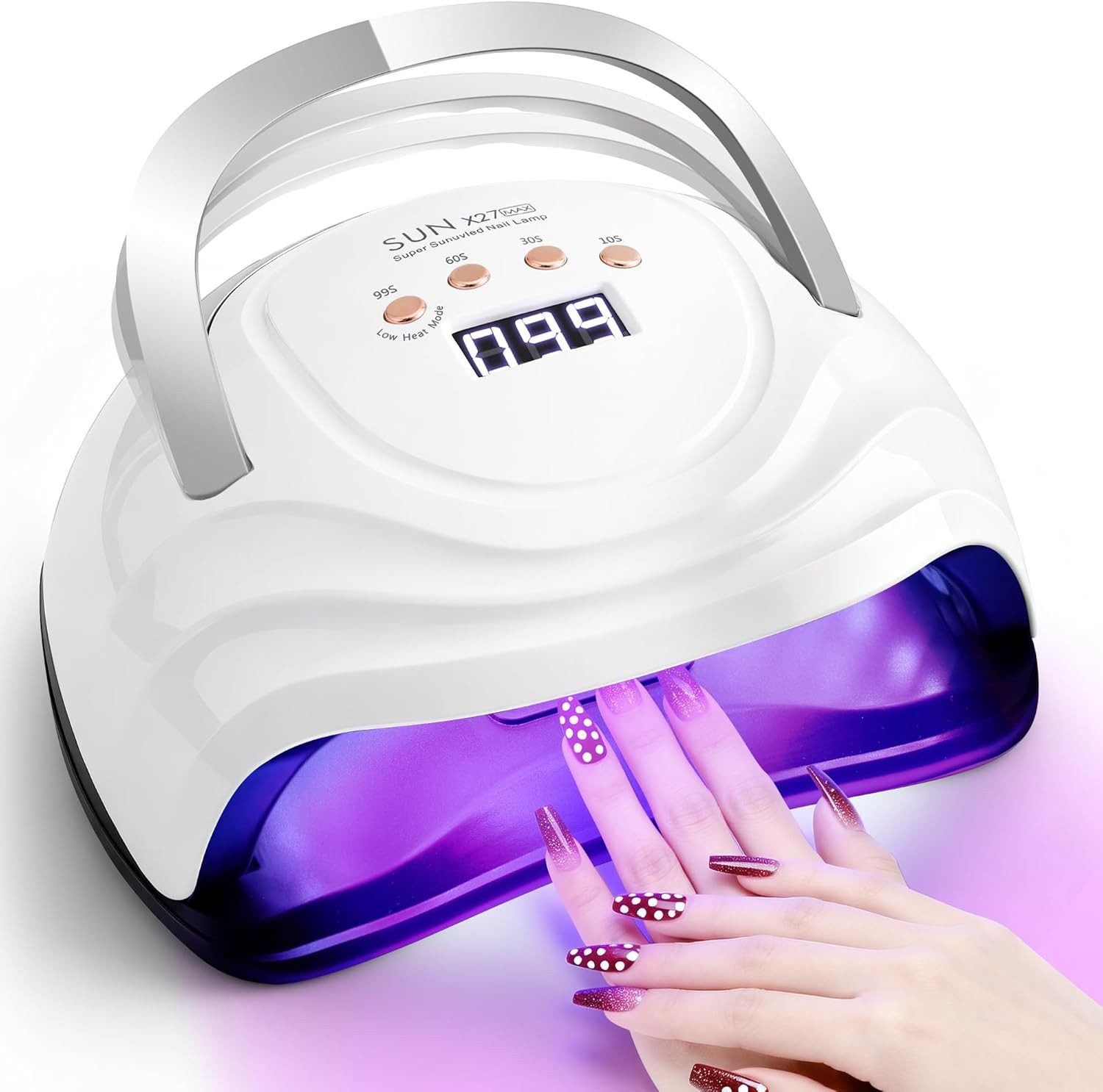 Lampada UV LED Unghie 380W - Design Professionale con 81 LED e Timer