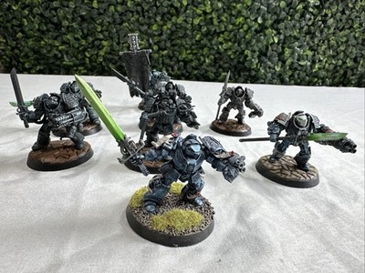 GW 1999 Space Marines  Grey Knights Terminator Squad Lot Of 8