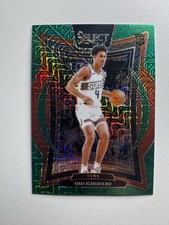 2024-25 Panini Select Oso Ighodaro Green Mojo Prizm (RC) #75 Phoenix Suns