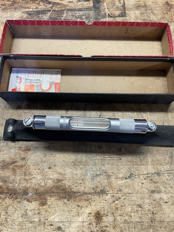 Vintage STARRETT MACHINIST LEVEL #96 12" Machinist, Tool Die, Mechanic