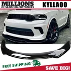 Front Bumper Lip Splitter Body Kit Spoiler For Dodge Durango SRT GT Glossy Black