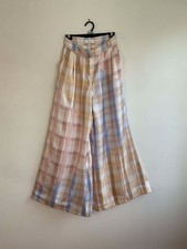 Zimmermann Dancer Wide Leg 100% Silk Trousers in Size 0 AU8/US4