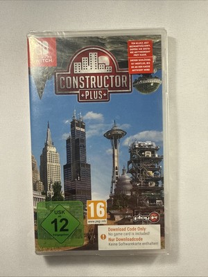 Neu Versiegelt! Constructor Plus | Nintendo Switch (Nur Download Code)