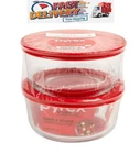Pyrex Simply Store 4 Cup Glass Bowl Value Pack, Set of 2