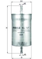 Mahle Kraftstofffilter Kl 767 Leitungsfilter FüR Seat Exeo St Cjca Cglb 3R2 3R5
