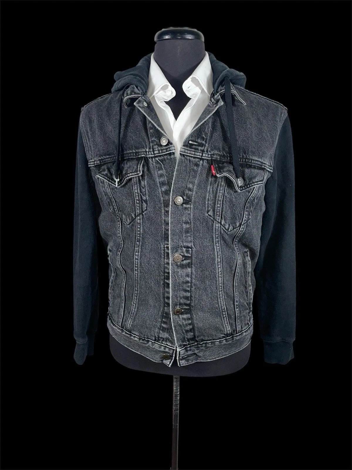 levis hooded denim jacket