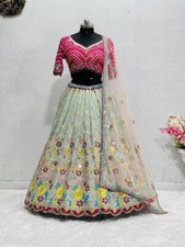 Bridal Wear Heavy Faux Georgette Designer Indian Style Lehenga Choli And Dupatta