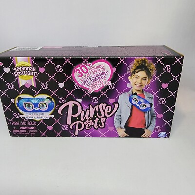 Purse Pets Savannah Spotlight Belt Bag Interactive Pet Toy  Crossbody