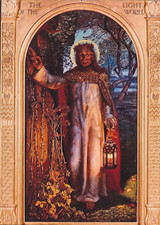 William Holman Hunt Pre-Raphaelite Art Print LIGHT OF THE WORLD Jesus at Door