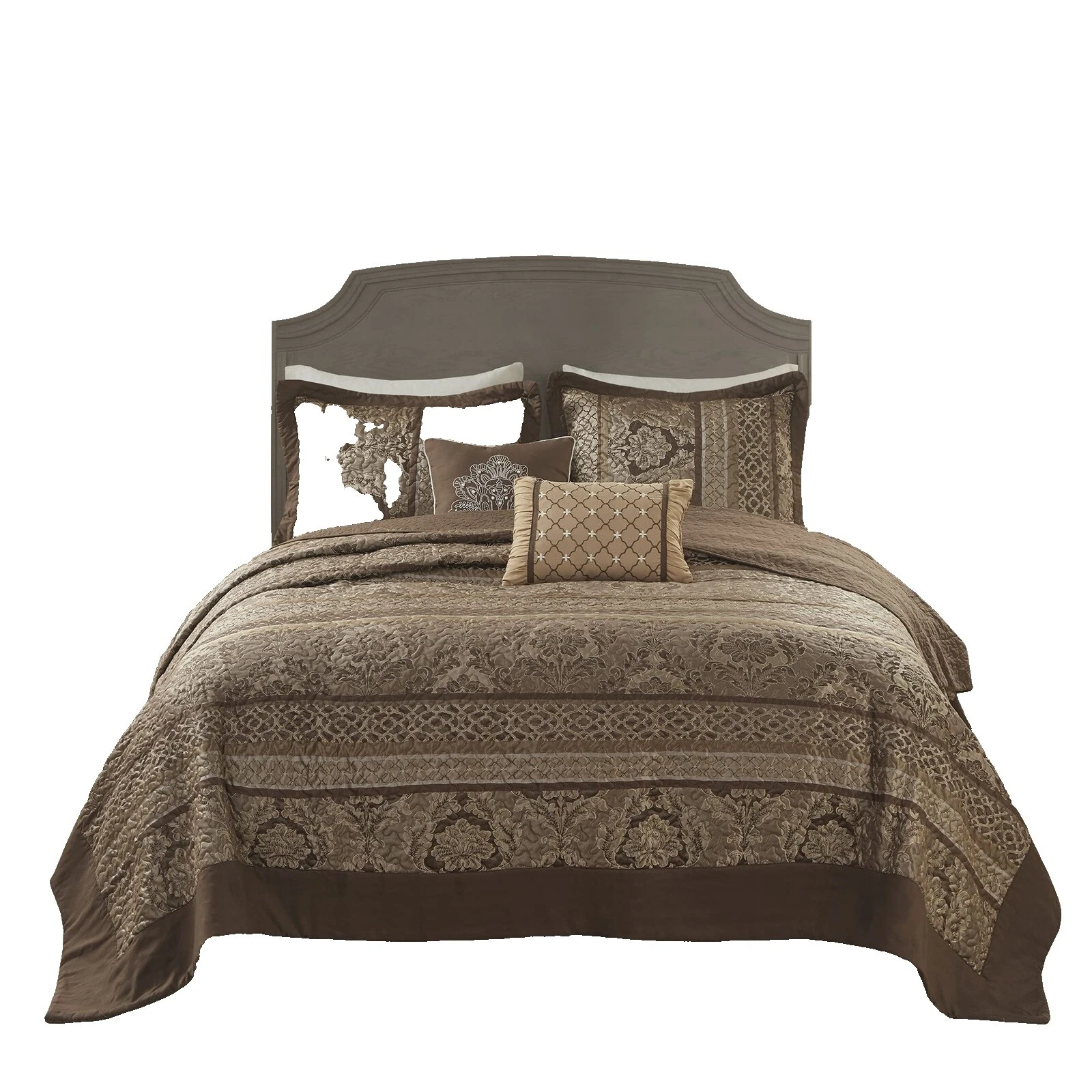 Mezcla de algodón rayas Colchas