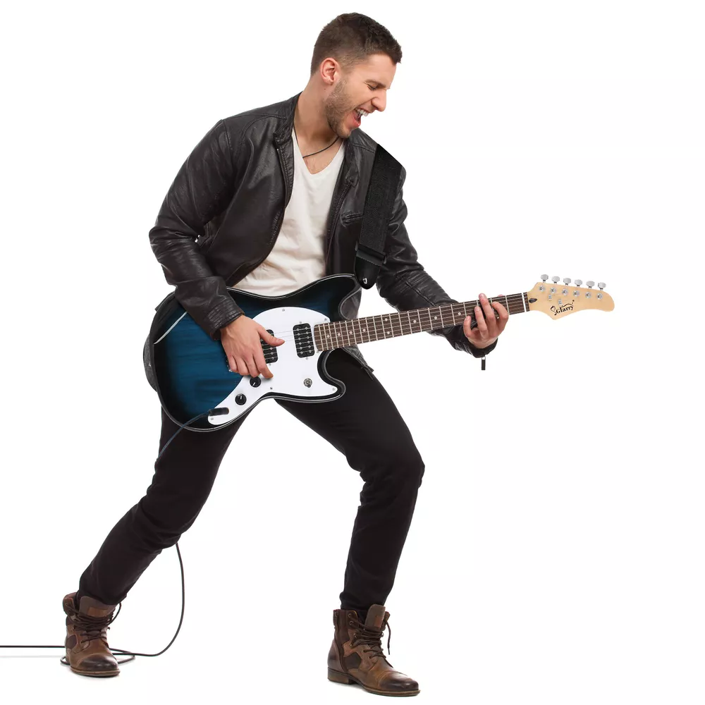 Hot Sale Glarry Full Size 6String H-H Pickups GMF Electric Guitar with Bag Strap Hot Sale Glarry Full Size 6String H-H Pickups GMF Electric Guitar with Bag Strap