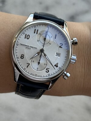 Frederique Constant Runabout Chronograph Automatic Mens 42mm Swiss Made Limited