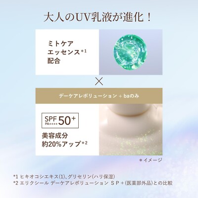 SHISEIDO ELIXIR Daycare Revolution + ba UV Emulsion Aging Care