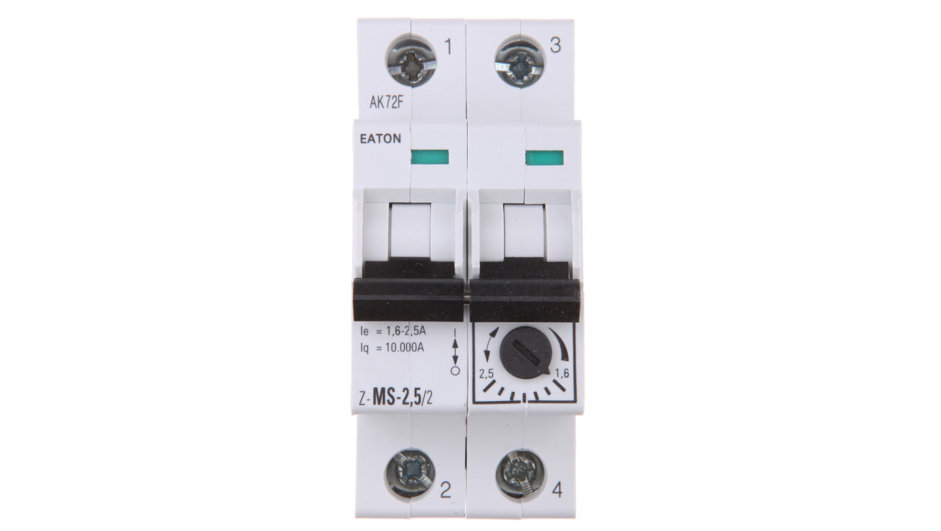 Motor circuit breaker 2P 0.75kW 1.6-2.5A Z-MS-2.5 / 2 248395 /T2UK