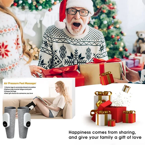 3 Modes Leg Massager Cordless Calf Air Compression Massager W/ Heat Pain Relief - Picture 8 of 25