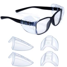 2 Pairs Eyeglasses Side Shields Fits Small to Medium Eyeglasses Frames