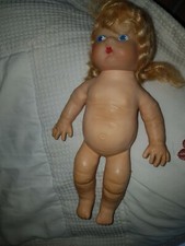 Ancien Poupon baigneur en celluloïd petite fille qui fait pipi très rare 50/60s - Jeux & Jouets