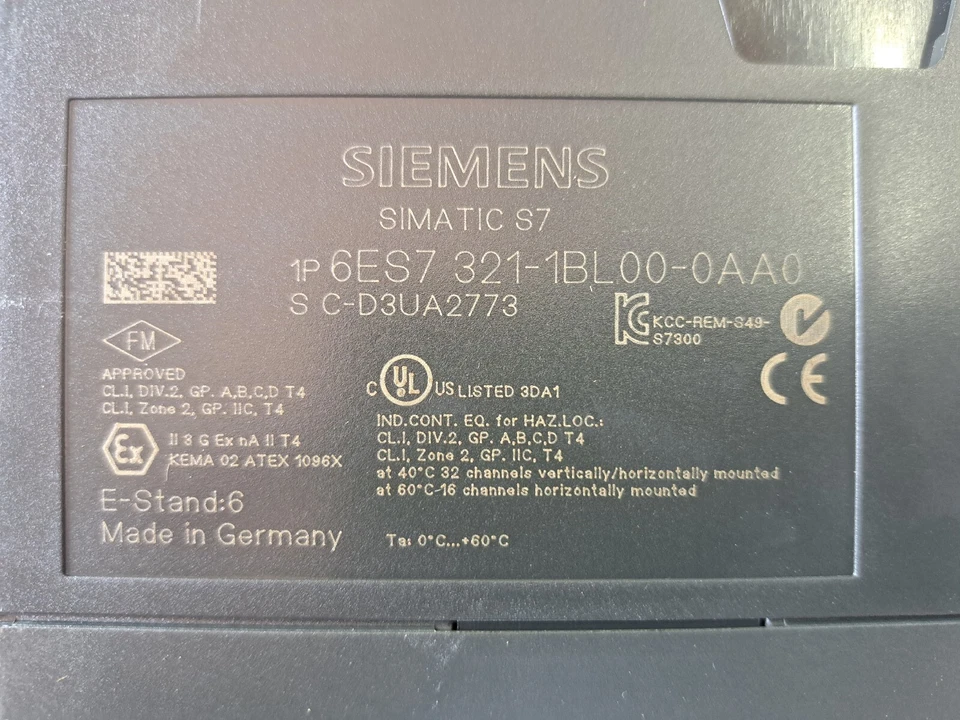 Siemens SIMATIC s7 300 6ES7 321-1BL00-0AA0 Digital Output - Immagine 2 di 2