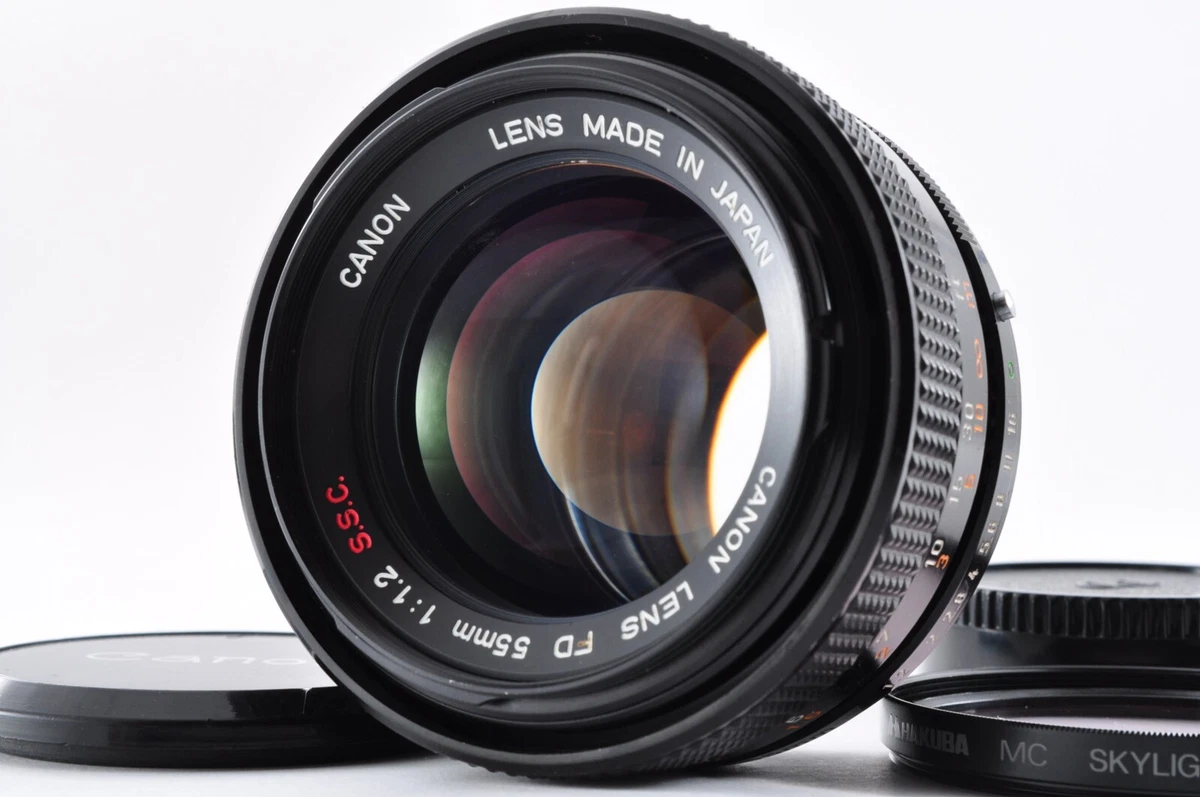 Preços baixos em Lentes de câmera Canon FD f/1.2 55mm Focal | eBay