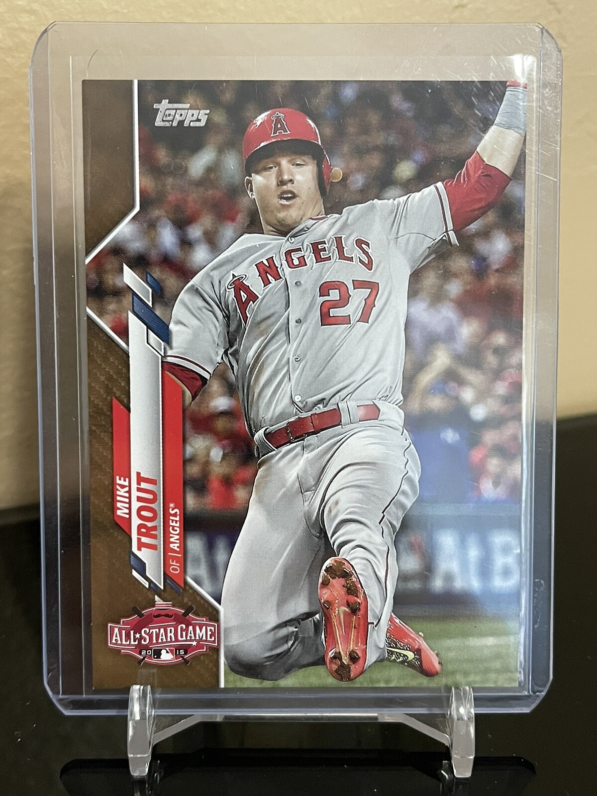 2020 Topps Update Series MIKE TROUT All-Star Game SP Bronze /2020 U-4 Angels